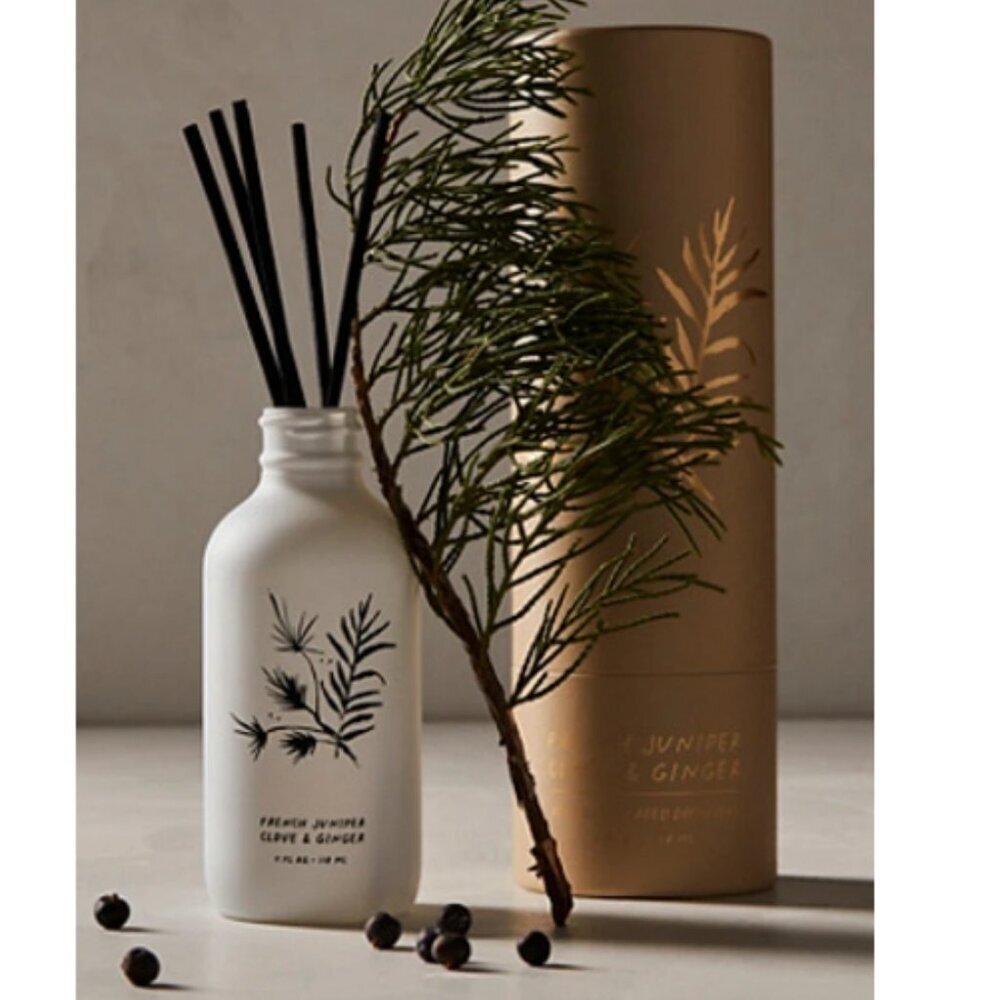 NIB Free People Apothecary Reed Diffuser in French Juniper, Clove & Ginger